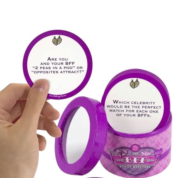 Melissa & Doug The Box Girls BFF Box of Questions, Mini Game - Picture 3 of 5